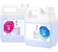 1300ml Crystal Clear Epoxy Resin Kit, Art Resin, No Yellowing No Bubble UV Resistant Resins Kits for Beginners, 650ml Resin and 650ml Hardener for Jewelry, Art Crafts, Casting, Easy Mix 1:1 Ratio