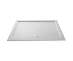 1300mm X 800mm Premium Slip Resistant Rectangular Shower Tray In White Stone Resin With Easy Clean Finish By Balterley