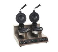 1300W/2600W Commercial UFO Burger Maker, Double-Sided Heating Non-Stick Maker,Mold for Home & Commercial, Non Stick Burger Machine Burger Maker Electric(Dual)