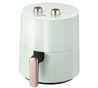 1300W Air Fryer Compact 10 Presets Oil-Free Cooker with Rapid Air Technology, 30-Min Timer & Dual Knob Control for Small Kitchens (Green, 3.7, litres)