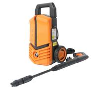 1300W Electric Pressure Washer With Spray Gun & Adjustable Nozzle 90 Bar Max, Compact Power Jet Cleaner For Cars, Patios, Walls