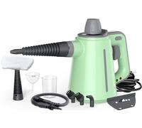 1300W Handheld Steam Cleaner, Pressurized Multi-Surface Steam Cleaner for Home Use with 10pcs Tools and Safety Lock to Remove Grime, Grease, Steamer for Cleaning Floor, Upholstery, Grout and Car
