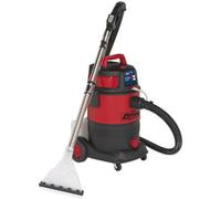 1300W Wet & Dry Valeting Machine - 30L Drum Capacity - Detergent Tank - 230V