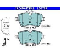Brake pads 13.0470-2725.2 ATE for MINI MINI Roadster MINI Convertible MINI