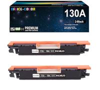 130A Black Toner Cartridges m177fw Toner Replacement for HP 130A CF350A Works with hp Color Laserjet Pro MFP M177fw,M176n Printer Ink (2-Pack)