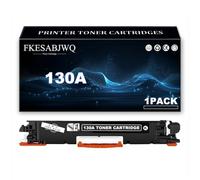 130A Toner Cartridge for HP M176n M177fw Printer | High Yield CF350A CF351A CF353A CF352A Toner Cartridges,Black-1 Pack