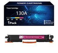 130A Toner Compatible Toner Cartridge Replacement for HP 130A CF350A CF351A CF352A CF353A for HP Color LaserJet Pro MFP M176 M176FN M177 M177FW Printer,Magenta-1 Pack