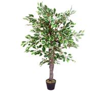 Artificial 130Cm Leaf Realistic Artificial Ficus Tree / Plant