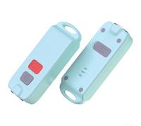 130db Personal Alarm Keychain With Led Strobe Light And Ip66 Waterproof Rating, Rechargeable Type C Siren For Women Children Seniors, Portable Safety Device, Blue(Blue)