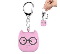 130DB Personal Safety Alarm Keychain, Rechargeable Portable Siren With LED Light, Mode Self Defense Device For Women Kids Elderly, Compact Outdoor Alarm For Travel Night Walking Running