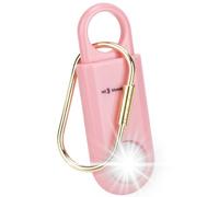 130dB Personal Safety Alarm Strobe Light. Loud Sound SOS Keychain Siren with Carabiner for Women, College Students, Night Runners, Hiking. Bear Alarm Deterrent. Emergency Self Defense Alerts. Pink