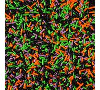 130g Halloween Sugar Strands, Sujoygar Halloween Cake Sprinkles for Cupcake Topper Cake Decorations On Themed Party Cakes And Bakes