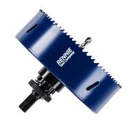 130mm Hole Saw Bi-Metal With Arbor And Pilot Drill For Drilling/Cutting Wood, Plastic, Metal Sheet, Stainless Steel, Pipes, Drywall, Circular Holesaw Set M35 5% Cobalt Bi Metal Hole Cutter