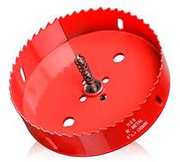 130mm Hole Saws Cutter, HSS Bi-Metal Drill Bit for Wood, Plastic, UPVC, Fiberglass and Plasterboard
