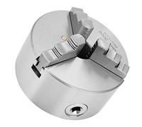 130mm Lathe Chuck, 3-Jaw Self Centerig, Iron and Steel Material, Suitable for Lathe Machine Tools