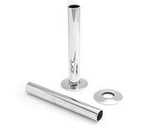 130mm Pipe Sleeve/Shrouds/Covers and Collar Set | Foundry (Pair) (Chrome)