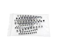 130pcs 13value SMD Aluminum Electrolytic Capacitor Assorted Kit Set Samples Kit pack 1uf 2.2uf 4.7uf 10uf 22uf 47uf 100uf 220uf BIANMTSW