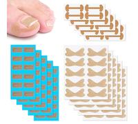130Pcs Ingrown Toenail Corrector Patch, 3 Types Professional Ingrown Toenail Tool for Care Protect Toe Nail, Effective In grown Toenails Relief