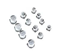 130pcs/lot SMD Aluminum Electrolytic Capacitor Kit 13 Values 1UF-220UF Set of capacitors Assorted 16V 25V 50V 4.7UF 10UF 22UF EKFBQBGW