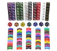 130PCS MTG Keyword Counters Tokens & MTG Life Counter Dice Set for Magic The Gathering, Compatible with MTG CCG Card Gaming Accessories