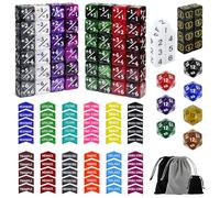 130PCS MTG Keyword Counters Tokens & MTG Life Counter Dice Set for Magic The Gathering, Compatible with MTG CCG Card Gaming Accessories
