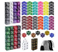 130PCS MTG Keyword Counters Tokens & MTG Life Counter Dice Set for Magic The Gathering, Compatible with MTG CCG Card Gaming Accessories