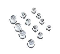 130PCS SMD Capacitor Aluminum Electrolytic Capacitors 13 Values 1UF-220UF Set of Capacitors Assorted 16V 25V 50V 4.7UF 10UF 22UF MQXFCZUX