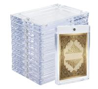130PT Magnetic Card Holder,Magnetic Trading Card Holders,Upgraded Game Cards Case,10 Hard Protective Game Storage Case,Transparent Hard Sleeves Savers Protectors with UV Protection for Display Storage