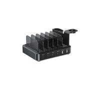 130W Mains Charger 6 Port, 4x USB-C PD, 2x USB-A EW1335
