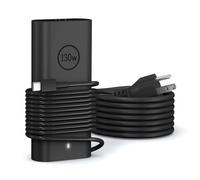 130W USB C Laptop Charger Compatible with Dell XPS 15/17,9575,Precision 5750 5570 5550 5530 3551 3550 3560 Latitude 5420 5510 7410 7310 7210 9410 9510 AC Cable