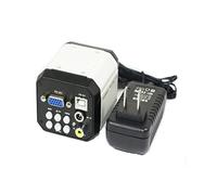 130X Lens Zoom Magnifier Digital Microscope Camera VGA USB CVBS TV Industrial Mobile Phone Repair Microscopio Soldering Tools Adjustable Magnification(Camera)