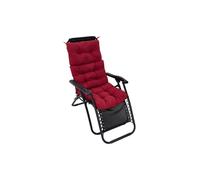 130x55cm Outdoor High Back Chair Cushion 3-Fold Design for Adirondack or Folding Chairs in Red | Size: 130x55 cm The hot sale Red 130x55 cm