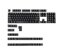 131 Key PBT Double Shot Backlit Keycaps for Corsair STRAFE K65 K70 logitech G710 Black