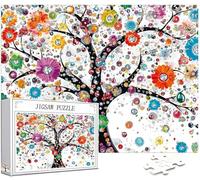 1314 pcs Piece Jigsaw Puzzles for Adults Strange Tree Puzzle Abstract Pattern Design, Piece Puzzle Educational Games, DIY Adult Crafts with Gift Box Packaging, Beautiful Decoration, 75x50cm, Model146