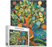 1314 pcs Piece Jigsaw Puzzles for Adults Strange Tree Puzzle Plant Pattern Design, Piece Puzzle Educational Games, DIY Adult Crafts with Gift Box Packaging, Beautiful Decoration, 75x50cm, Model524
