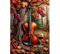 1314 Piece Jigsaw Puzzle for Adults Fruit Violin - Fun Challenges & Brainteasing Adult Jigsaws - Puzzle Games 1314 Piece