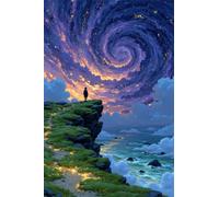 1314 Piece Jigsaw Puzzles for Adults Cirrus Cliff, Puzzles 1314 Pieces for Adults, 30x20 inch Difficult Jigsaw Puzzles with Letters on Back, Fun puzzle for Family Activity