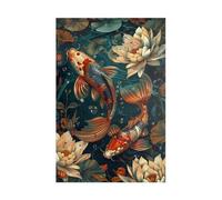 1314 Piece Jigsaw Puzzles for Adults, Puzzle Educational Games, Challenging Puzzle, Puzzles 1314 Pieces Lotus Flower Koi