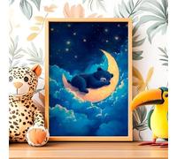 1314 Piece Jigsaw Puzzles for Adults, Puzzle Educational Games, Challenging Puzzle, Puzzles 1314 Pieces Starry Sky Moon Bear