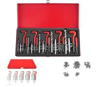 131pcs Thread Helicoil Repair Kit HSS Drill Thread Insert Repair Tool Sleeves Thread Repair Kit HSS Drill Helicoil Metric Set M5 M6 M8 M10 M12