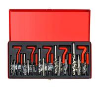 131Pcs Thread Repair Kit , Metric Hss Drill Helicoil Tap And Insert Set With Case