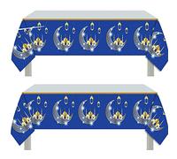 132*220cm Eid Party Tableclothes Decoration, Eid Al-fitr Tablecloth,Eid Mubarak Table Covers,PVC Rectangle Eid Ramadan Mubarak Tablecloth for Home Happy Kareem Ramadan Party,Islam Muslim Party Dinner