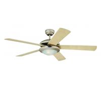 132 cm / 52" ceiling fan with lights and pull cord Westinghouse COMET Titanium