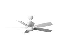 Fantasia Prima 52in Ceiling Fan White LED Light Dual Mount 117162
