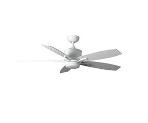 132cm 52" indoor LED ceiling fan light with remote control Fantasia PRIMA White