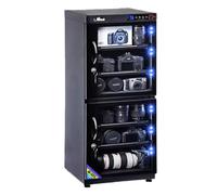 132L Dry Cabinet Camera Digital Control Dehumidifier Electronic Dry Box Noiseless and Energy Saving for Camera Lens & Electronic Equipment Storage, Temperature Humidity LED Dual Screen