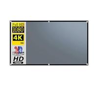133-inch 16:9 Portable 3D High-definition Black-edge Projector Screen With Holes For Outdoor And Indoor Folding for Home/TV
