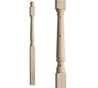 1330mm Turned Complete Pine Newel Post (1330mm Full Post)