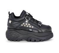 1339-14 PUNK - Women's Black Platform Studded Sneakers