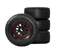 133x60mm Tire With Hex Spare For Arrma For Mojave For Yikong Df7 1/7-8 | Modify High traction rubber SCT tires for RC Car Upgrades and Parts improve grip and wear on trails Parts